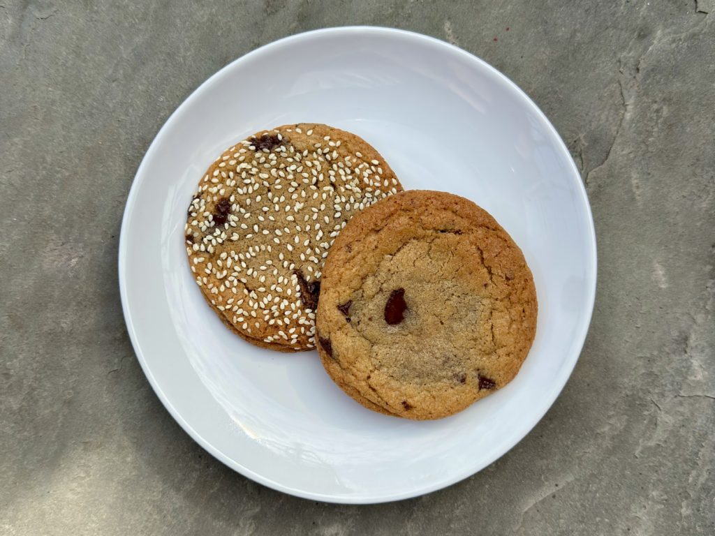 Dark Chocolate and Miso Cookies